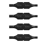Galvanox Brocas hexagonales de repuesto de destornillador de doble cara de 5/32 a 9/64 pulgadas para multiherramientas Leatherman (paquete de 4)