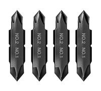 Galvanox Brocas planas de repuesto Phillips #1 y #2 de doble extremo para multiherramientas Leatherman (paquete de 4)