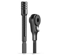 Galvanox - Extensiones de puntas planas y destornilladores de trinquete (2 unidades, diseñadas para herramientas multifunción Leatherman (modelos de destornilladores planos), color negro