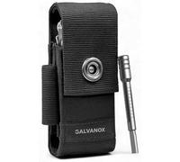 Galvanox Funda de Nailon para cinturón Leatherman Multitools - Funda Mediana con Extensor de Puntas Compatible con Wave, Wave Plus, ARC y Skeletool (11,4 cm)