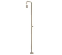 Galyon IMEX Grifería Ducha Exterior Piscina Pool Acero Inoxidable - GPP001 Columna Monofluido 1 Vía, Grifo Monomando con Giro 90°, Acero S.316 para Instalación Profesional en Exteriores (Moka)