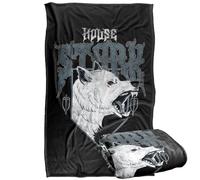 Game of Thrones House Stark Wolf Manta súper Suave con Tacto Sedoso - 91 x 147 cm