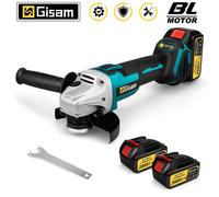 Gami-amoladora angular sin escobillas M14 de 125mm, máquina cortadora, amoladora angular eléctrica inalámbrica, herramientas eléctricas para pines de batería Makita de 18V No Battery No Plug