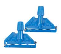 GANAZONO 2 Piezas Clips para Cabezal de Fregona Versátiles de Abrazaderas Plásticas Duraderas para Reemplazo Rápido y Desmontable Compatibles con Mopas para Limpieza y Encerado de Suelos