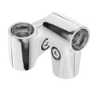 GANAZONO Abrazaderas de 2 vías de Acero Inoxidable, Conector bidireccional en T para bastidores de Secado y estantes de Invernadero, 2 Piezas, Estructura Resistente