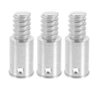 GANAZONO Conector Roscado de Hierro para Mango de Escoba Hilo Estándar Americano 22mm, 3 Piezas Duraderas para Repuestos de Desbrozadora en Limpieza del Hogar