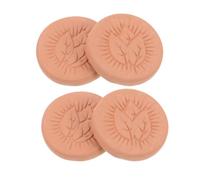 GANAZONO Humidificador de Arcilla Diseño de Hoja para Cigarrillos, Control Preciso de Humedad y Diseño Compacto, Adecuado para Oficina y Viaje, Paquete de 4 Unidades