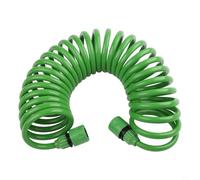 GANCEI Manguera de jardín en espiral, manguera de flujo en espiral flexible y ligera, equipo de riego de flores, tubo retráctil de manguera de bobina de jardín (7,5 m)