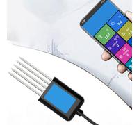 GANCEI Probador profesional del suelo del Usb para el análisis del pH de la humedad Npk y de la temperatura con la calificación Ip68 para el uso de la granja y del jardín (D)