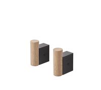 Muuto 2 Ganchos Attach roble-black
