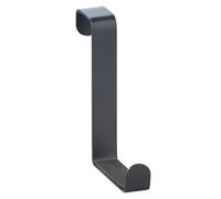 Gancho de puerta (4 ud., Metal, Negro)
