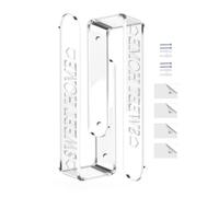 Gancho de sujeción para cortinas, 1 par de accesorios transparentes y elegantes, alzapaños de cortinas, hebillas acrílicas, para dormitorio, sala de estar, guardería, patio, cenador, playa, aula, boda