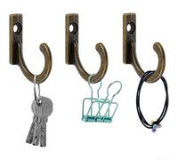 Gancho individual de aleación de zinc resistente a la corrosión para | Aleación de zinc resistente a la corrosión, elegante diseño de una sola garra, ideal para sombreros, llaves, bufandas
