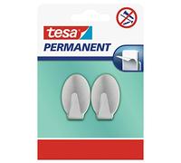 Gancho metálico oval permanente tesa, tamaño L