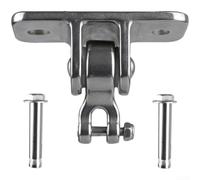 Gancho oscilante de acero inoxidable 304 resistente para silla mecedora al aire libre y uso de yoga, negro resistente a la intemperie, soporte de montaje en techo diseñado para colgar muebles y