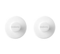 Gancho para toallas, juego de 2 piezas, blanco, Brabantia