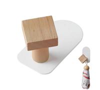 Ganchos adhesivos: ganchos de pared de madera de 40 g, percha adhesiva resistente, gancho adhesivo impermeable, tiras de comando sin herramientas, perchero sin costuras, colgador sin daños para