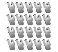 Ganchos de Metal para Pared para seca 3.6x2.7cm Ganchos de Metal(Silver 20 pieces)