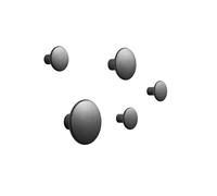 Ganchos Dots Metal 5uds. Negro