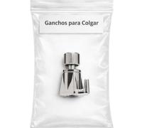 Ganchos para colgar Cuadros sin Agujeros - Gancho Automático 20 kg | Sistema Autoblocante | Ajuste con una Mano | Compatible con Nylon y Cable | Para Galerías y Decoración Profesional (1 unidad)
