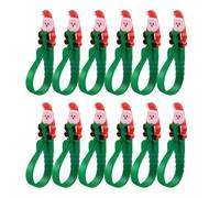 Ganchos para Guirnaldas Navideñas 12 Piezas de Silicona Adhesiva Sin | Colgadores de Repisa y Escalera, Soportes de Coronas Chimenea, Marco de Puerta, Ventana y Porche