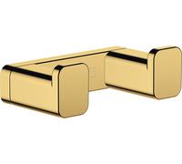 hansgrohe AddStoris Percha doble, color oro pulido, 41755990