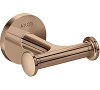 Ganchura toallero universal AXOR de hansgrohe, doble, 42812300, Color: Oro rojo pulido