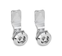 ganter Norma Elementos | Cierres mediante llave - GN 115 | pulsador con triangular, 2 unidades), plateado, GN 115-DK-6
