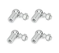 Ganter Normelemente 71802-10-M6-CS 4 unidades, articulación angular DIN 71802, plata, rosca de conexión d2: M6