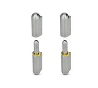 Ganter Normelemente, Bisagras desmontables, 2 unidades, para soldar, acero, 120 mm, GN 128-120-ST