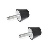Ganter Normelemente GN 253-32-M8-10-55 Bomba DE Parada con Tornillo, Negro, Gewinde d2: M8x10