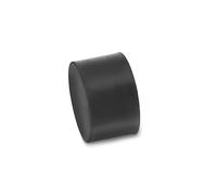 Ganter Normelemente GN 352-60-50-M10-E-55 352-60-50-M10-E-55-Tope de goma, Negro, Durchmesser: 60mm Höhe: 50mm, Set de 2 Piezas