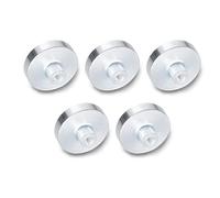 Ganter Normelemente GN 50.2 - Imanes de sujeción con rosca interior, ferrita dura, Plateado, GN 50.2-HF-25-M4