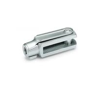 Ganter Normelemente GN 751-14-56-M14-B 751-14-56-M14-B-Juntas de Horquilla, Plata, Gabellänge l1: 56mm