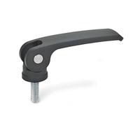 Ganter Normelemente GN 927-63-M5-50-B-B 927-63-M5-50-B-B - Abrazadera excéntrica con tornillo, forma B: sin tuerca de ajuste, Gewindelänge l2: 50 mm