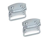 Ganter Normelemente Mango plegable, asa de cajón, asa de transporte, 2 unidades, acero galvanizado, 100 mm, GN 3136-100-80-A-ST