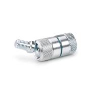 Ganter Normelemente | Rótula | Bola con tornillo y lado de montaje con rosca interior M10 | Acero | GN 782-M10-KS-1