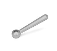 Ganter Normelemente | Tiradores cónicos de acero inoxidable - DIN 99-63-M8-N-NI | Longitud del mango: 63 mm | Rosca M8