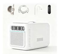 GAOCUNBING Aire Acondicionado portátil, enfría y calienta, con Control Remoto, Temporizador de 6 Horas, función sin Drenaje, Panel táctil, no Requiere instalación, Oficina o el Dormitorio. White