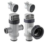 GAOINTELL Válvulas de émbolo para Piscina con adaptadores de Manguera Textura plástica para Sistemas de Bombas de Piscina Diseño de conexión Segura Juego de Mantenimiento para natación
