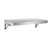 Gaommini Mesa Plegable para la Colada Que se Fija a la Pared, Mesa de Desayuno y Comedor, escritorios y Puestos de Trabajo para Ordenador, Mesa Plegable de Acero Inoxidable(L120xW35cm/L47xW14in)