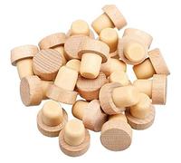 Gaqnzjx 50 tapones de corcho para de vino, tapones de corcho en forma de T para corcho de vino, tapón de vino reutilizable, tapón de vino y goma