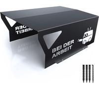 Garaje para cortacésped robótico | Cobertura para aparcamiento de cortacésped robótico | Compatible con modelos Sileno, Husqvarna Automower, Indego | 60x78x33 cm | Metal