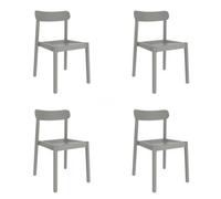 Garbar Elba Set 4 Silla Interior, Exterior Gris Verdoso