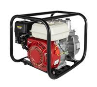 Garbenat Bomba de agua gasolina 6,5 CV, motor de 4 tiempos 210 cc Motobomba de agua a gasolina, 4,8kW Bomba de jardín 2 pulgadas | Caudal 36 m³/h | elevación: 28 m | succión: 7 m | Riego, Drenaje