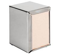 García de Pou 104.03 Dispensador Mini Servís para 250 Servilletas, 11 x 9 x 13.5 cm, 12 unidades, Plateado