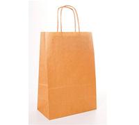 García de Pou 109.19 Bolsas Sos con Asas 80 G/M2, 20 x 10 x 29 cm, Caja de 250 unidades, Natural