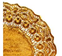 García de Pou 305.17 Rodales Metalizados, Diámetro 31 cm, Set de 100, Dorado