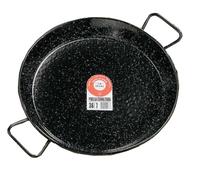 GARCIMA Paellera Esmaltada 80 cm - 40 Raciones con 2 Asas
