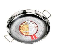 Garcima paellera inox 18-8 46 cm-12 raciones 2 asas 70046